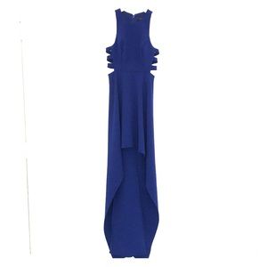 BCBGMAXAZRIA Blue High-Low Dress